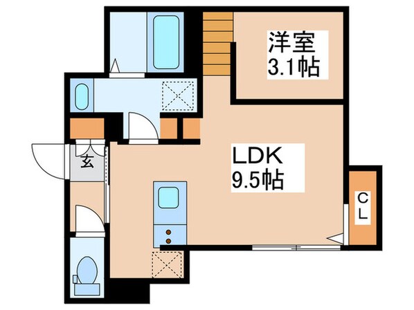 グローリア明大前の物件間取画像